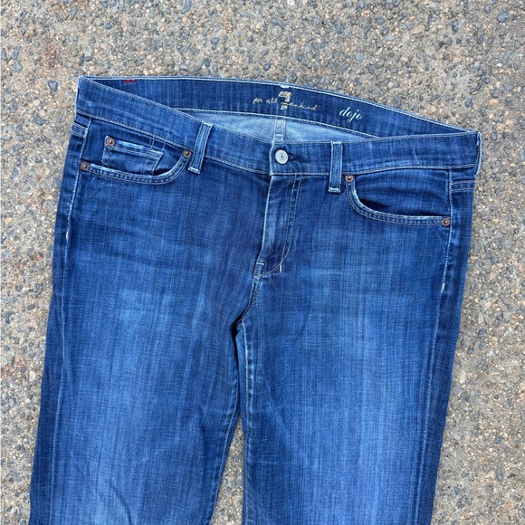 7 For All Mankind Dojo Jeans Dark Wash - Picture 2 of 10